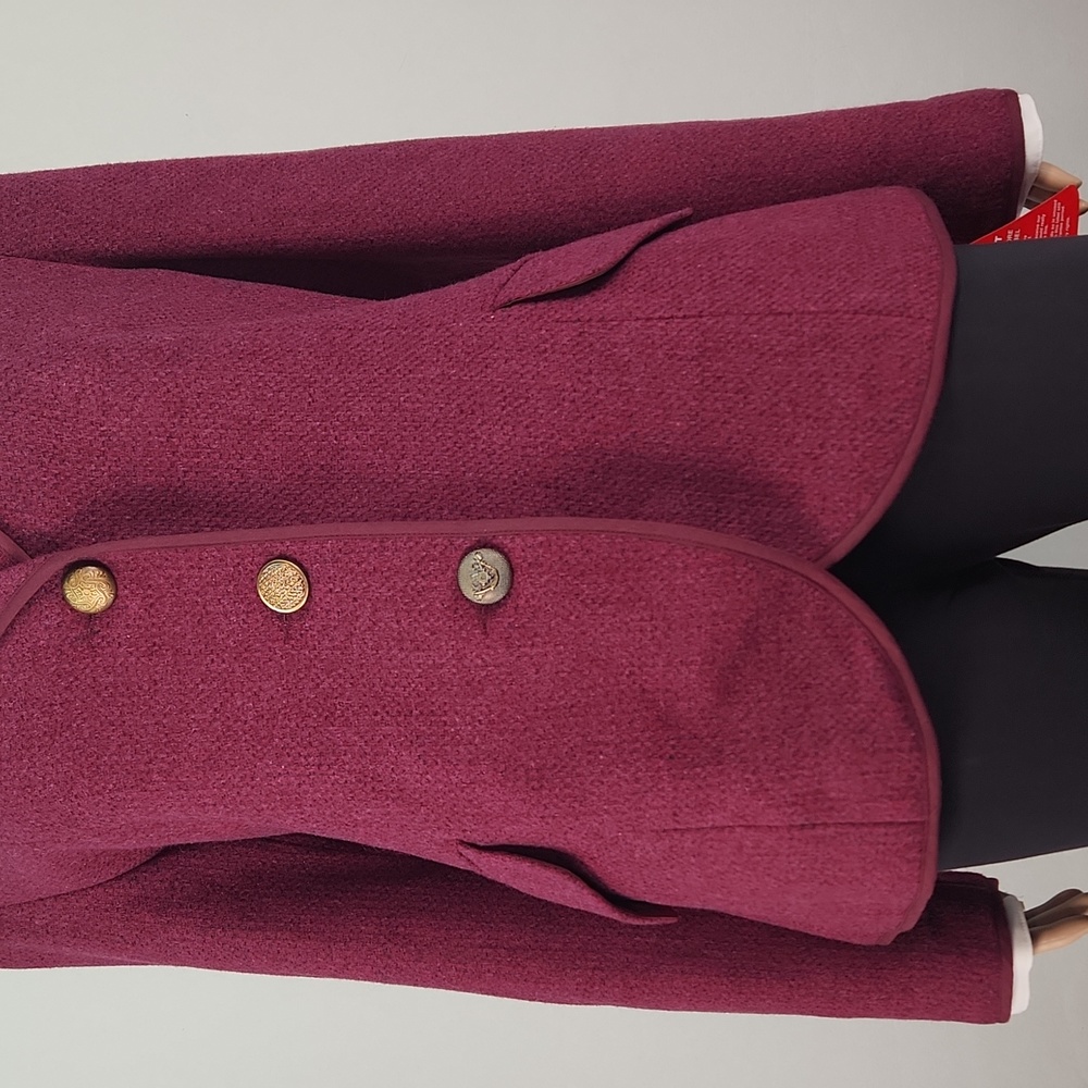 Joe Browns Purple Blazer with velvet collar, cuffs, and trim Size 10 NWT RARE - Picture 6 of 17